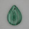 Malachit-Tropfen-Anhänger 25×18 mm+