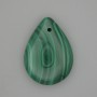 Malachit-Tropfen-Anhänger 25×18 mm+