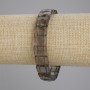 Armband Rauchquarz facettierte Glieder, Durchmesser 12, 5×9, 5 mm +/-, Länge 18 cm +/- Strech