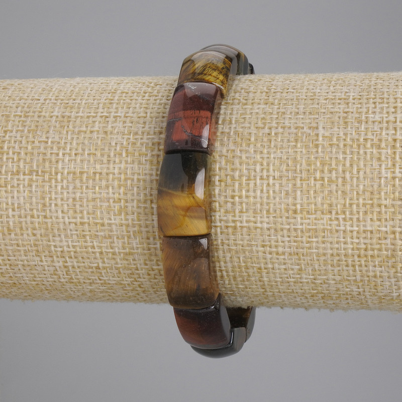 Armband aus Tigerauge, Ochsenauge und Falkenauge