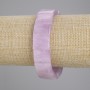 Armband aus natürlichem Kunzit – Gliederarmband, Durchmesser ca. 16 × 12 mm, Länge ca. 18 cm, Stretcharmband