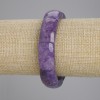 Charoit-Gliederarmband, Durchmesser 23×13 mm, 5 mm ±, Länge 18 cm ±, Stretch