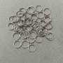 Feder-Verbindungsring, Durchmesser 8 mm, silberfarbenes Metall, Verpackung 1 kg
