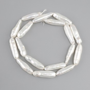 Barockperlen mit dem Farbton „Benzin“ 24-2, 5×5, 5-7 mm ±, Länge 39 cm+