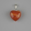 Herz-Anhänger aus Karneol 15×15×22 mm+