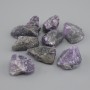 Unbehandelter Amethyst Naturstein, Durchmesser 28-40×20-25×14-22 mm ± (Sortimentsgröße) (Preis pro 100 g)
