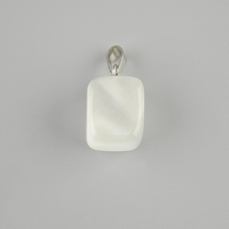 Totem-Anhänger Katzenauge Block 14×11×11 mm, Länge ca. 23 mm, Größenvariante