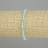 Armband Topas facettierte Kugeln, Durchmesser 4 mm +-, Länge 18 cm +- Stretch