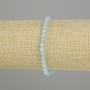 Armband Topas facettierte Kugeln, Durchmesser 4 mm +-, Länge 18 cm +- Stretch