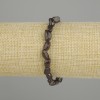 Granatfacettierte Perlenarmband, Durchmesser ca. 7,5–12 × 5–6 mm, Länge ca. 18 cm, Stretch