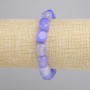 Armband Achat-Block, Durchmesser ca. 11–13 × 9 mm, Länge ca. 18 cm, Stretch