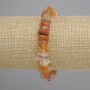 Karneol-Chips-Armband, Durchmesser 8–13 × 2–4 mm, Länge ca. 18 cm, elastisch