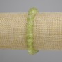 Armband Chrysoprase-Krümel, Durchmesser 6–11×2–6 mm, Länge 18 cm, elastisches Band