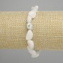 Adular-Armband, facettierte Perlen, Durchmesser 10–12 × 10–11 mm, Länge ca. 18 cm, elastisches Band