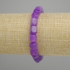 Sugilit-Würfelarmband, Durchmesser ca. 7–8 mm, Länge ca. 18 cm, elastisch