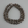 Rauchtopas-Perlen, facettiert, Durchmesser ca. 8×7,5 mm, Länge ca. 38 cm