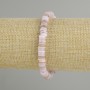 Armband aus Skafarka-Muschel-Rondellen, Durchmesser 6 × 2 mm, Länge ca. 18 cm, elastisch