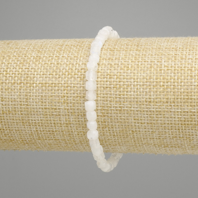 Adular Granulatarmband Würfel, Durchmesser 4×4 mm, Länge ca. 18 cm, Elastik