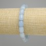 Aquamarin-Armband Barilo, Durchmesser 10,5–11×9 mm ±, Länge 18 cm ± Stretch