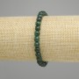 Armband Chrysopras gehäutet Kugel, Durchmesser 6mm±, Länge 18cm± Stretch