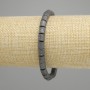 Lava-Armband Zylinder, Durchmesser 6×6mm, Länge ca. 18cm, Stretch