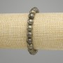 Pirit-Armreif glatte Kugel, Durchmesser 8,5 mm +-/-, Länge 18 cm +/- Stretch