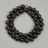 Perlen Granat Kugel, Durchmesser 9,5mm+-, Länge 39cm+