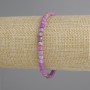 Armband Phosphosiderit facettierter Würfel, Durchmesser 4×4 mm ±, Länge 18 cm ± Stretch