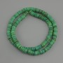 Perlmuttperlen Abalone Rondele, Durchmesser 6x1, 5-2 mm ±, Länge 39 cm ± auf Schnur