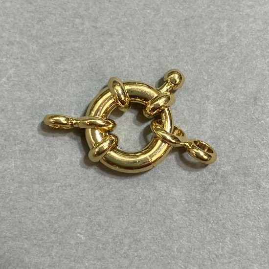 Verschluss für Perlenketten und Armbänder „Bublik“ für 1 Faden