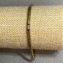 Armband Hämatit Zylinder 5×3 mm +- , Länge 18 cm +- Stretch