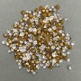Strasssteine in Weiß, Durchmesser 3,5 (+/-) mm, Packung / 10 g (+/-)