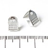 Crimpperlen für Schnüre, Set 30 Stück, 7×14 mm