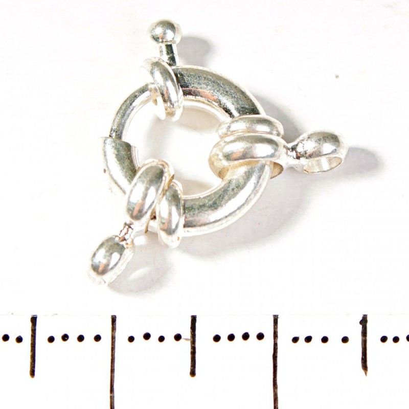 Hellfarbener Donutverschluss für Perlen und Armbänder – für eine Schnur