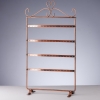 Kupferfarbener Ohrringständer, 4 Ebenen, 37 × 20 cm