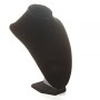 Schmuckständer in Halsform, schwarz Velours, mittel (25/15 cm)