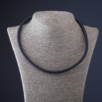 Grau Kautschuk-Schnur, Durchmesser 6 mm, Länge 50 cm