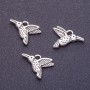 Anhänger Kolibri, Schmuckzubehör, Länge 11×16 mm, Durchmesser 1 mm, Verpackung 20 g ± 13 Stück