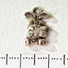 Schmuckzubehör – Anhänger Kaninchen mit Karotte, 14 mm, Ausführung 20 g, ± 22 Stück