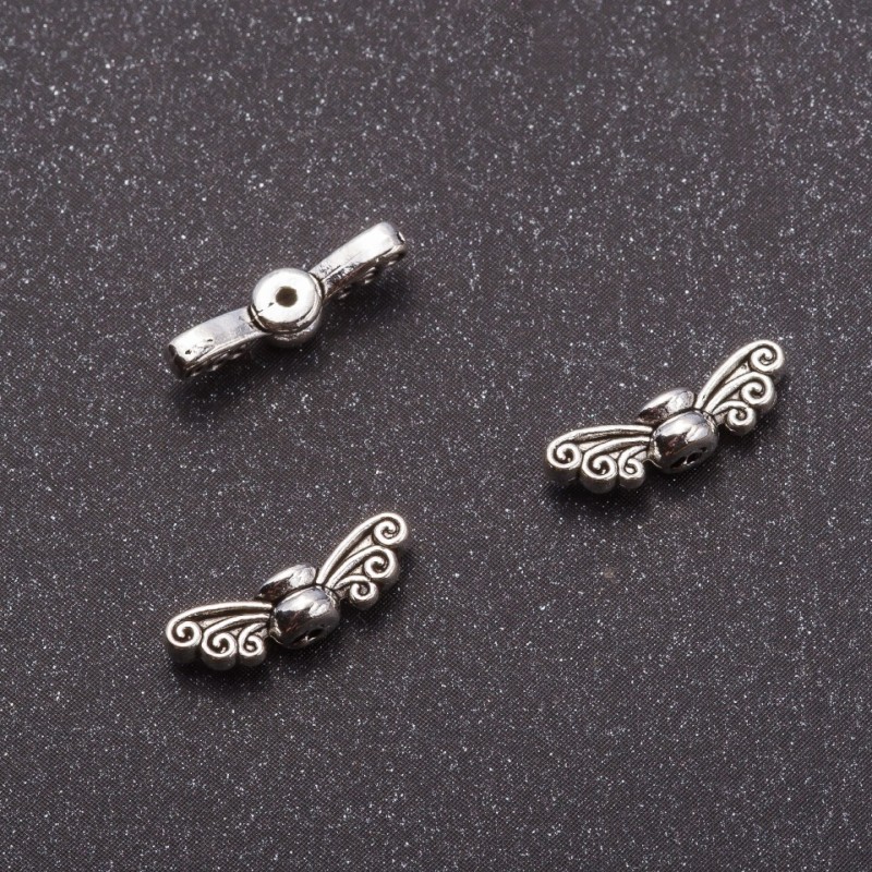 Zubehör-Einsatz Schmetterlingsflügel 4,5×14 mm, Durchmesser 1 mm, ±26 Stück