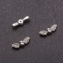 Zubehör-Einsatz Schmetterlingsflügel 4,5×14 mm, Durchmesser 1 mm, ±26 Stück