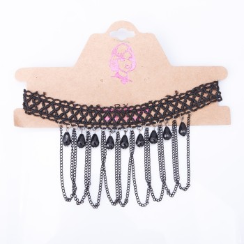 Choker-Halskette 'Venedig' mit Bi-Cone-Perlen
