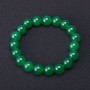 Armband aus Chrysopras mit glatten Kugeln, Durchmesser 10 mm, auf elastischem Band