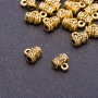 Anhängeröse (Bale) in Antikgold, Durchmesser 7×4×7 mm, Loch Ø 3,5 mm, Verpackung 20 g ± 40 Stück