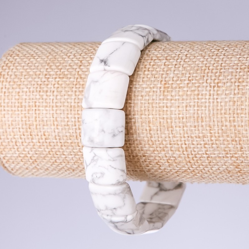 Kaholong-Gliederarmband 15×11 mm auf Elastikband