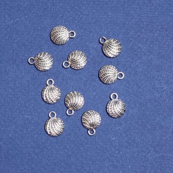 Schmuckzubehör Anhänger Muschel 10×13 mm, Verpackung 20 g, ±20 Stück