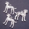 Schmuckzubehör Anhänger Hund L9 mm, d 1-1,5 mm Farbe Silber Verpackung 20 g ±7 Stück