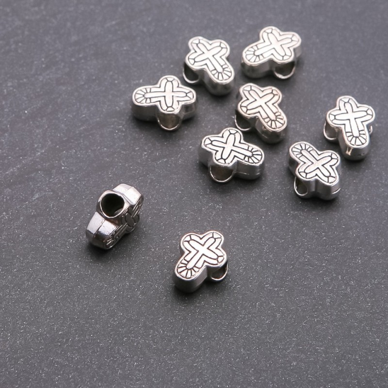 Pandora-Kreuz-Perle, Durchmesser 4,5 mm, Länge 14×9 mm, Verpackung 20 g ± 9 Stück