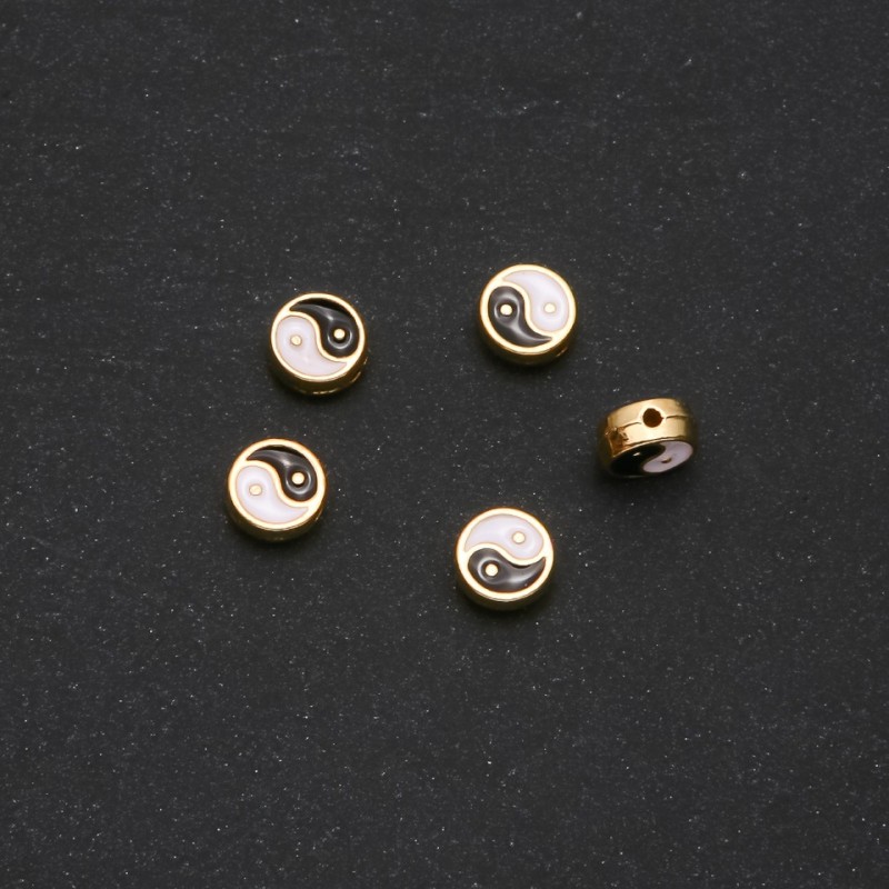 Furnitur-Einsatz Inyan 9x4 mm, 5er Pack, Gelbmetall