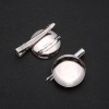 Preis pro Packung / 10 Stück. Basis für Brosche und Nadel, Durchmesser 30 mm